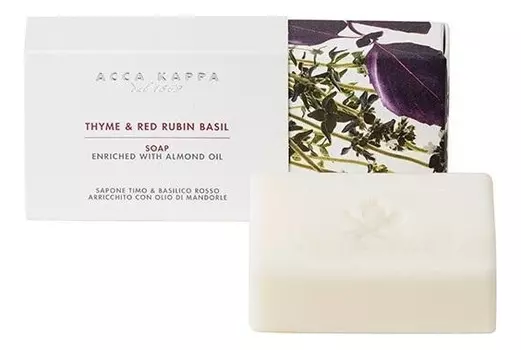 Твердое туалетное мыло Тимьян и красно-рубиновый базилик Thyme &amp; Red Rubin Basil Soap 150г