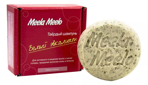 Твердый шампунь для волос Белый эвкалипт 85г