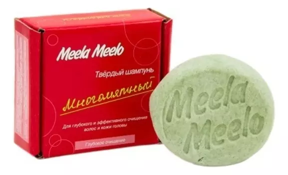 Твердый шампунь для волос Многомятный 85г