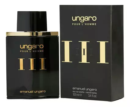 Ungaro pour L'Homme III: туалетная вода 100мл