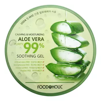 Успокаивающий гель с экстрактом алоэ вера Calming &amp; Moisturizing Aloe Vera 99% Soothing Gel 300мл: Гель 300мл