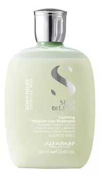 Успокаивающий мицеллярный шампунь для волос Semi Di Lino Scalp Relief Sensitive Skin Calming Micellar Low Shampoo 250мл