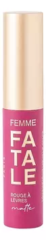 Устойчивая жидкая матовая помада для губ Femme Fatale 3мл: No 10