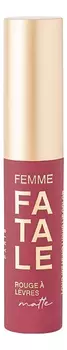 Устойчивая жидкая матовая помада для губ Femme Fatale 3мл: No 13