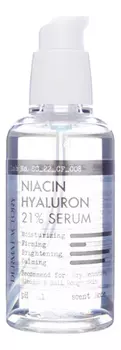 Увлажняющая сыворотка для лица с ниацинамидом и гиалуроновой кислотой Niacin Hyaluron 21% Serum 80мл