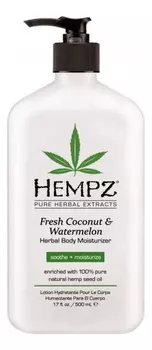 Увлажняющее молочко для тела Fresh Coconut &amp; Watermelon Herbal Body Moisturizer 500мл (кокос и арбуз)