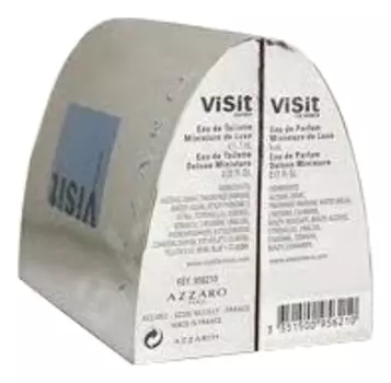 Visit: набор (т/вода Azzaro Visit Men 7мл + п/вода Azzaro Visit Women 5мл)