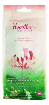 Влажные салфетки с экстрактом японской жимолости и чайного дерева с антибактериальным эффектом 10шт: Салфетки 1шт