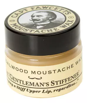 Воск для усов Sandalwood Moustache Wax 15мл (сандал)