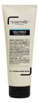 Восстанавливающая минерализованная маска против выпадения волос Sea Force Mineral Pack 250мл