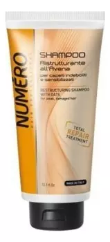 Восстанавливающий шампунь для волос с экстрактом овса Numero Restructuring With Oats Shampoo: Шампунь 300мл