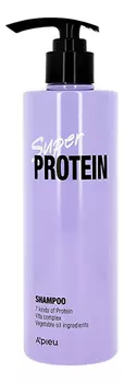 Восстанавливающий шампунь для волос Super Protein Shampoo 490мл