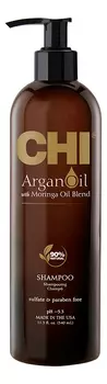 Восстанавливающий шампунь с маслом арганы Argan Oil Plus Moringa Shampoo: Шампунь 340мл