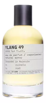 Ylang 49: парфюмерная вода 100мл