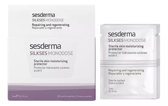 Защитный крем-протектор для чувствительных зон Silkses Monodose Protector Hidratante Cutaneo 20*3мл