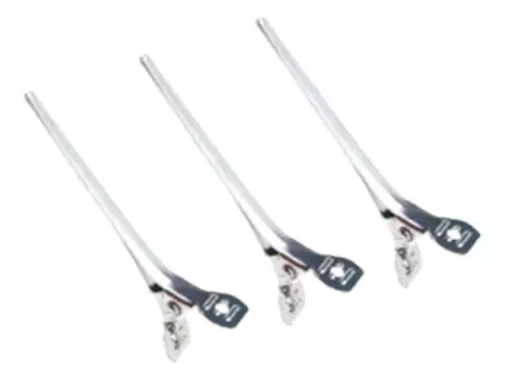 Зажимы для волос алюминиевые 55мм 100шт