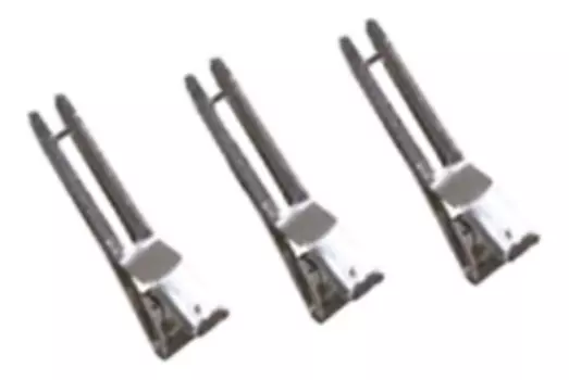 Зажимы для волос металлические 46мм 100шт