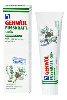 Зеленый бальзам для ног Fusskraft Grun: Бальзам 75мл