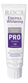 Зубная паста Pro Mild Mint Electro &amp; Whitening 135г: Паста 135г