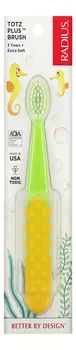 Зубная щетка 3+ Totz Plus Toothbrush (желтая ручка)