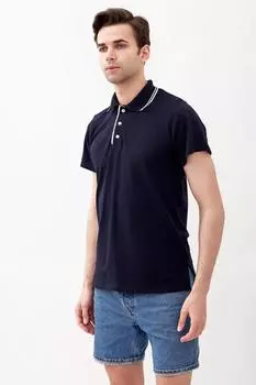Мужская футболка-поло "Эрик" Синий, размер 60