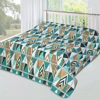 Покрывало "Апачи Бирюзовый" р. 200x215