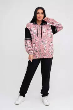 Жен. костюм спортивный арт. 23-0032 Розовый р. 50