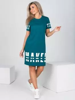 Жен. туника "Алиша" Изумрудный р. 64