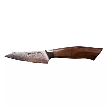Овощной нож RAWMID Luxury RLK-09 ironwood, 9 см, ручка «Железное дерево»