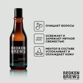 Шампунь для мужчин Redken Brews Mint Shampoo