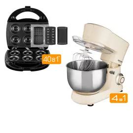 Комплект Мультипекарь REDMOND RMB-M605 + Кухонная машина REDMOND RKM-4040