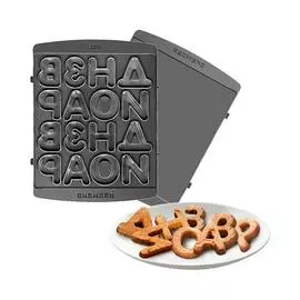 Панель "ДИНОЗАВР" для мультипекаря REDMOND (форма для выпечки печенья в виде букв) RAMB-142