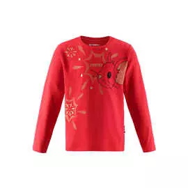 Футболка из материала Jersey Fireworks Красная Reima