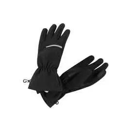 Перчатки из материала Softshell Eidet Черные Reima