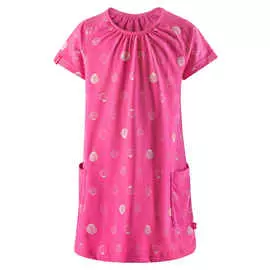Платье из материала Jersey Propelli Розовое Reima