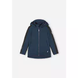 Толстовка-ветровка 2 в 1 из материала Softshell Sipoo Синяя Reima