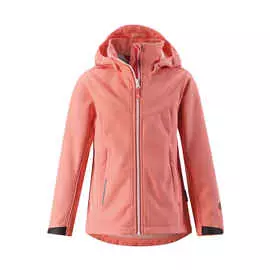 Толстовка-ветровка 2 в 1 из материала Softshell Syd Оранжевая Reima