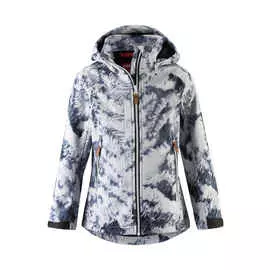 Толстовка-ветровка 2 в 1 из материала Softshell Vandra Белая Reima