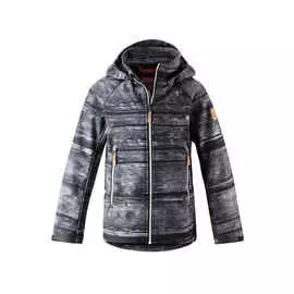 Толстовка-ветровка 2 в 1 из материала Softshell Vild Черная Reima