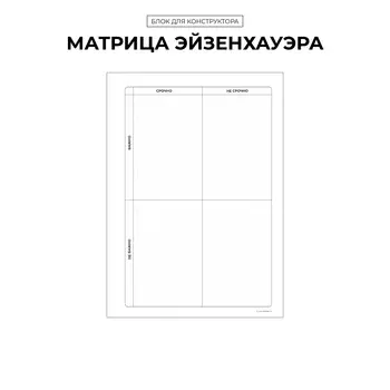 БК "Матрица Эйзенхауэра"