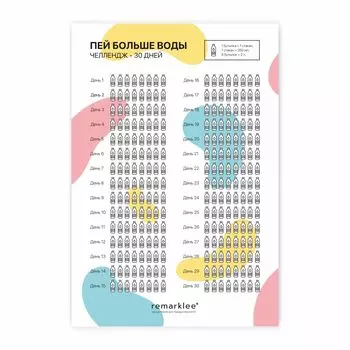 Чек-лист "Водный баланс"