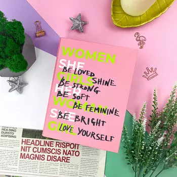 Кольцевая папка "Be yourself" (распродажа) - небольшие дефекты