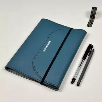 Кожаная обложка универсальная "Морская"