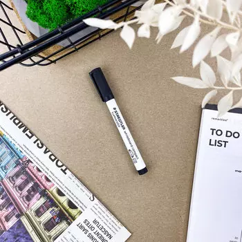 Маркер STAEDTLER черный 1-2мм