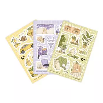 Набор стикеров "Цветные моменты"