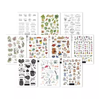 Набор стикеров "Красивый"