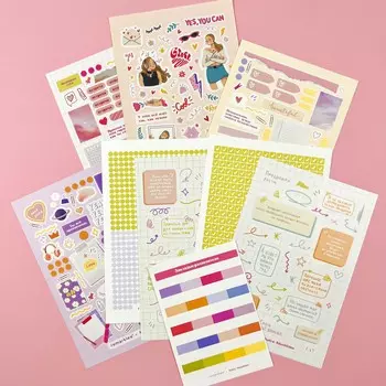 Набор стикеров от Кати Адушкиной