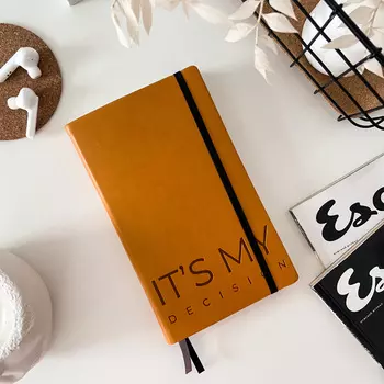 Оранжевый ежедневник Aesthetic B6+