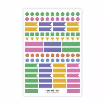 Прозрачный стикер "Яркие выделители"