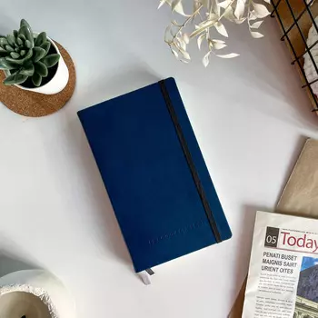 Синий ежедневник Aesthetic В6+